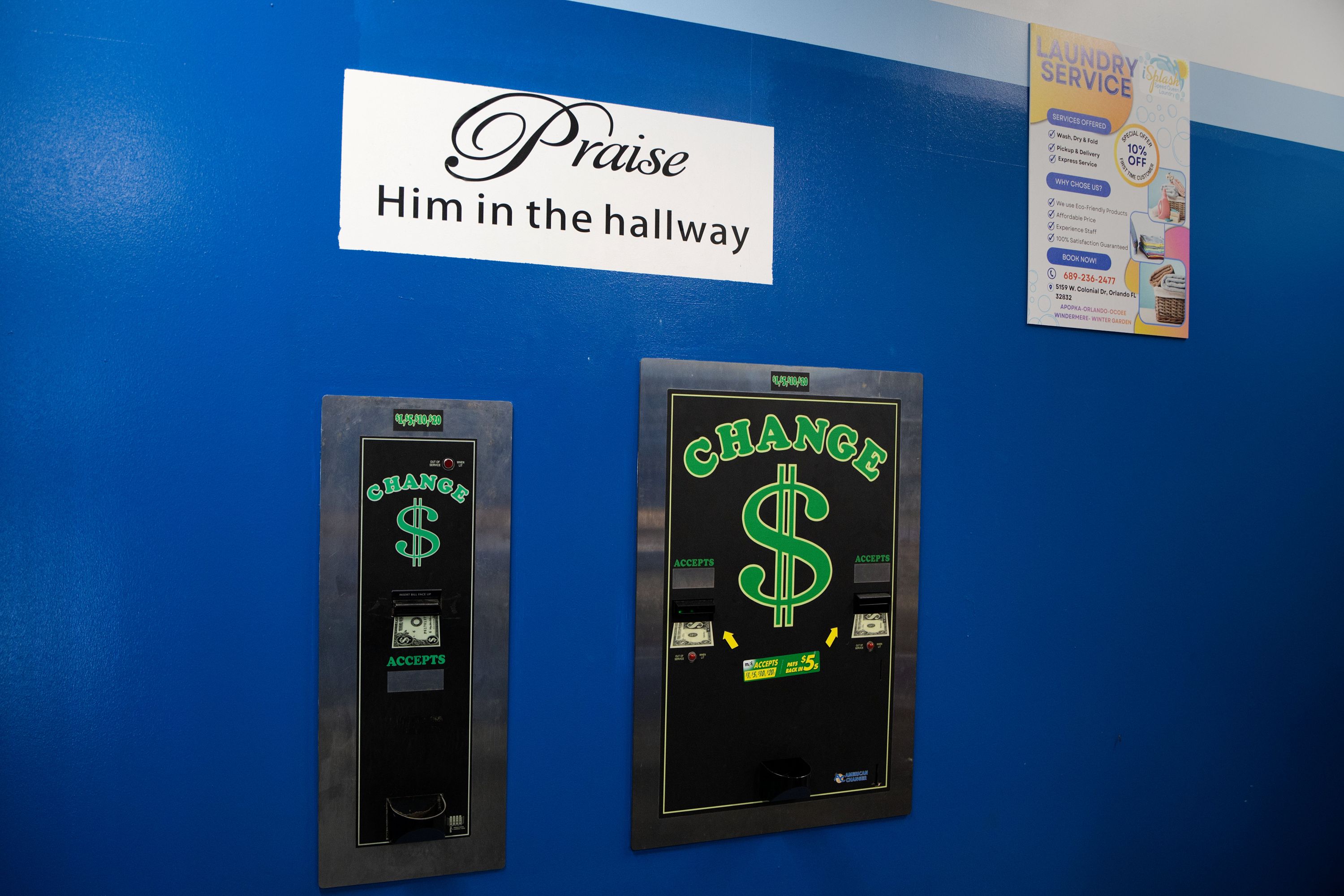 Isplash Change Machines