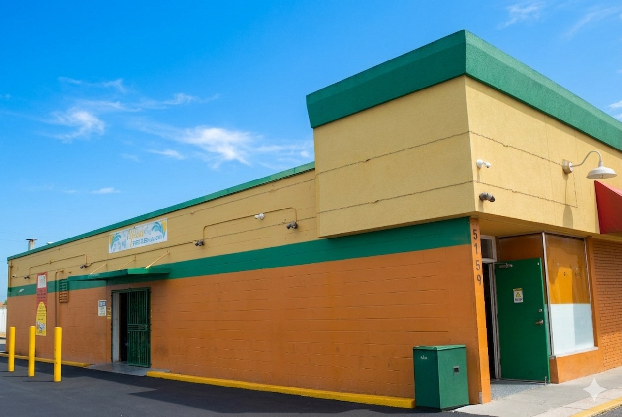 Laundromat Exterior Clean